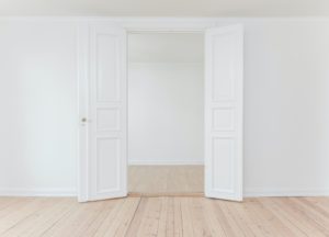 minimalist door