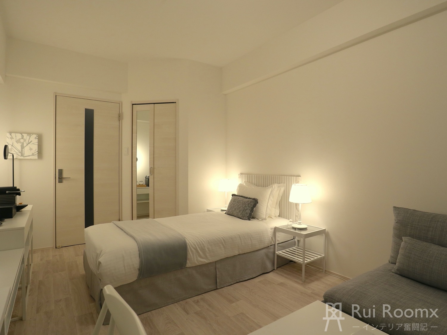 ruiroomx-room hotellike interior bed-place